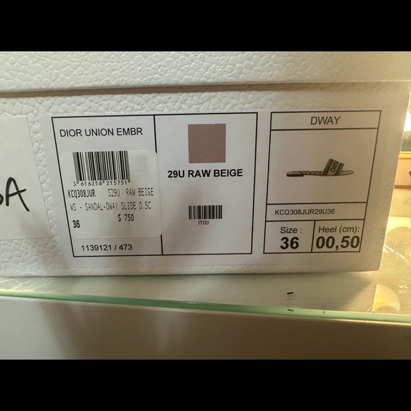 Dior Sandals! lightly worn! - Picture 4 of 5